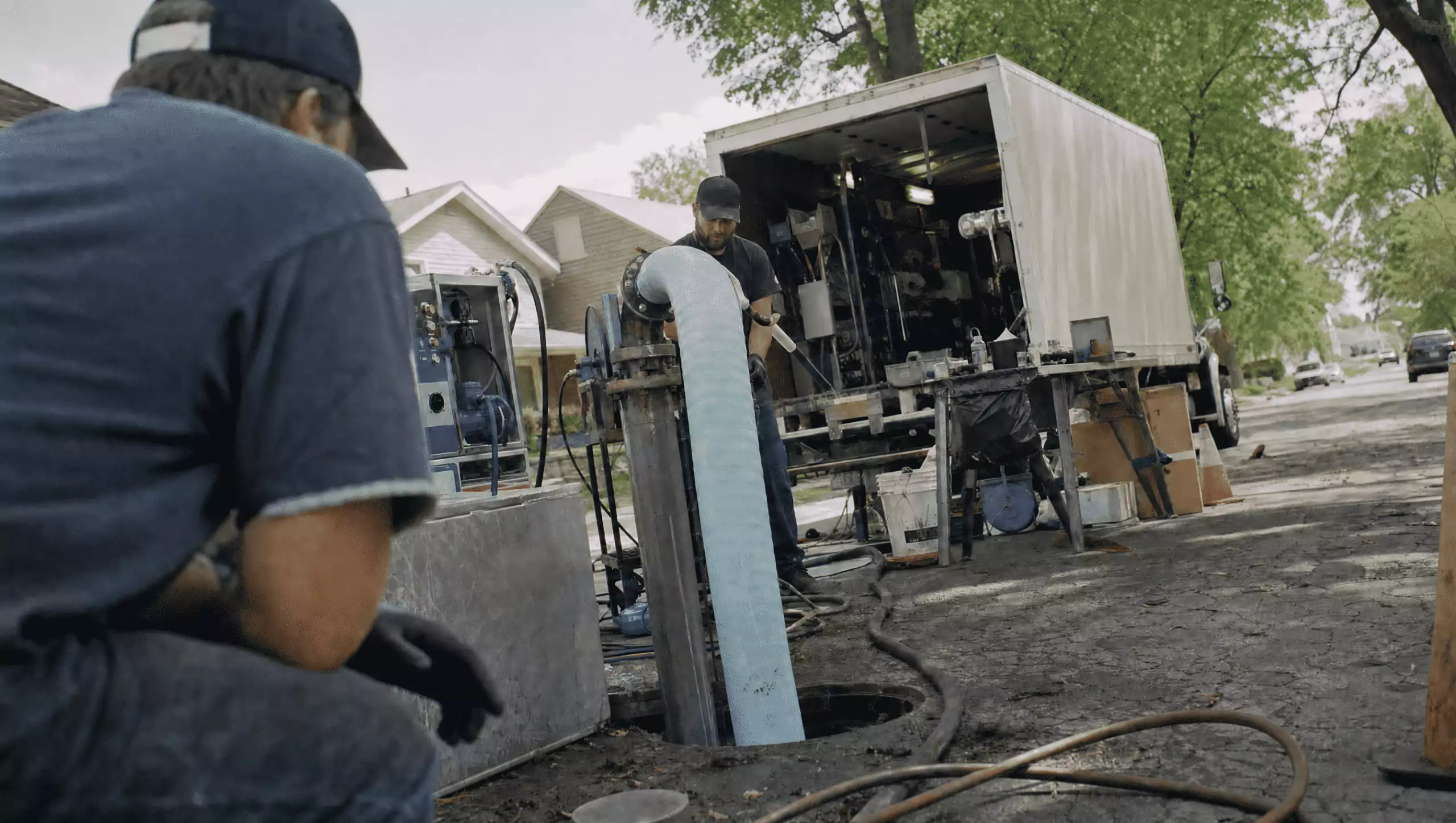 plumbers on a cipp project